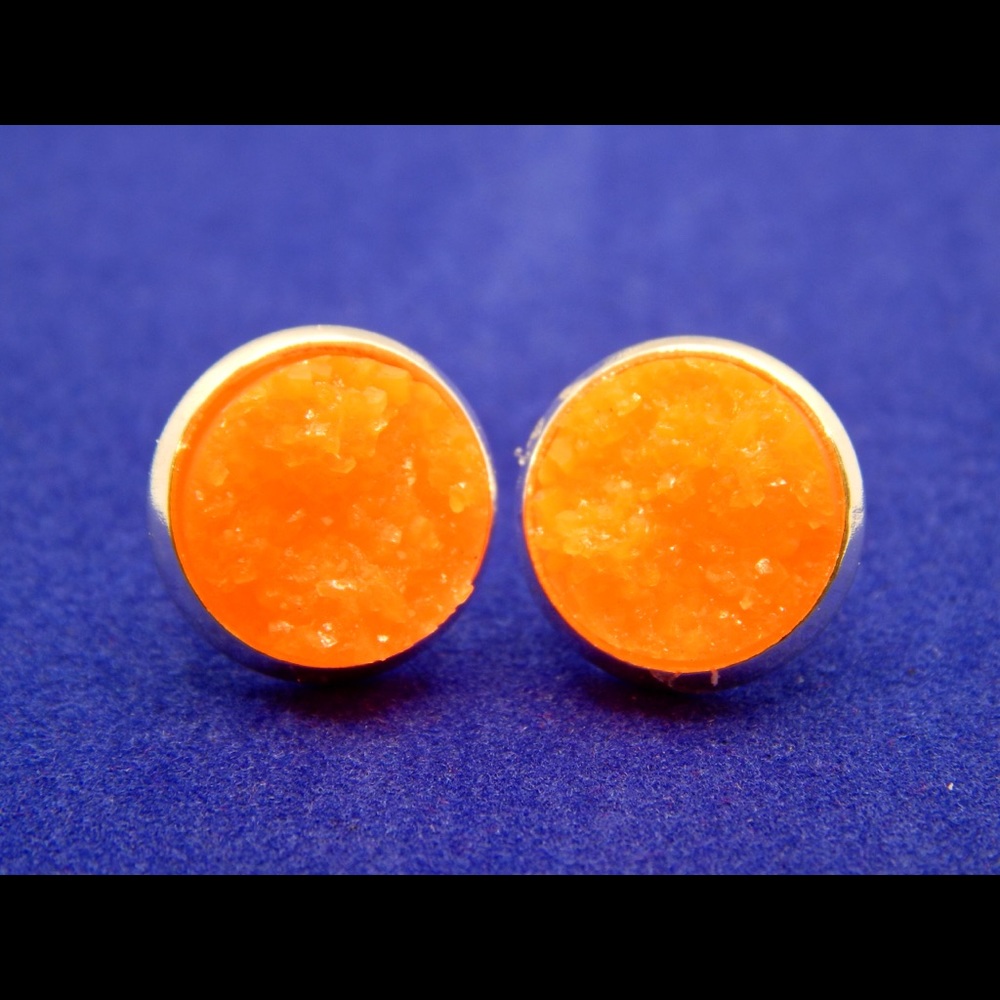 Druzy Stud Earrings